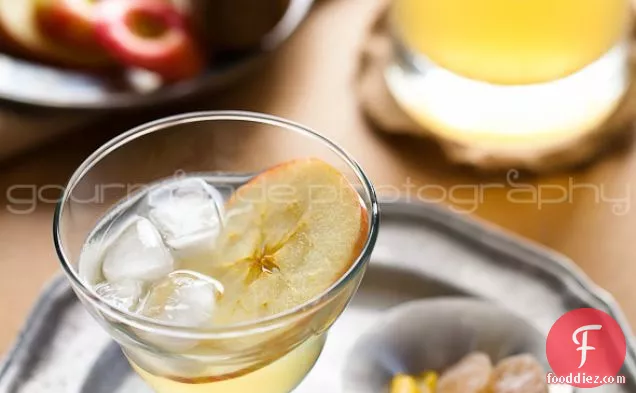 The Normand Fizz | Apple Ginger Calvados Cocktail