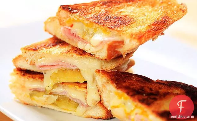 Faux Cubano Grilled Cheese