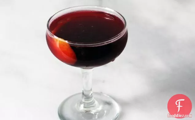 Scotch, Sherry, and Concord Cocktail