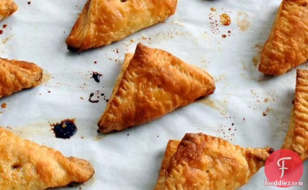 Date and Nut Puff Pastry Turnovers