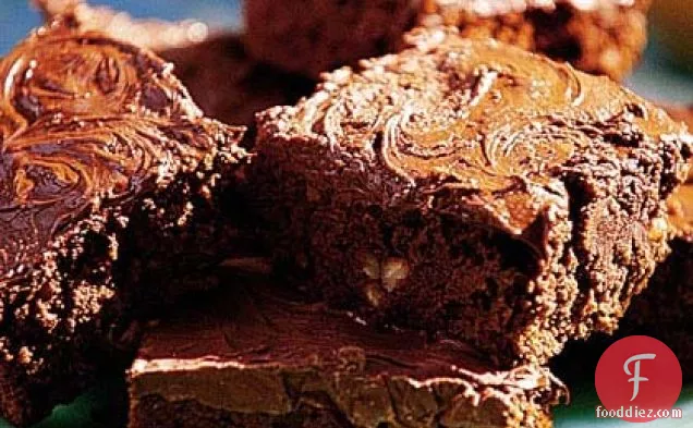 Chocolate-Glazed Brownies