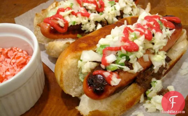 Creamy Hot Dog Slaw