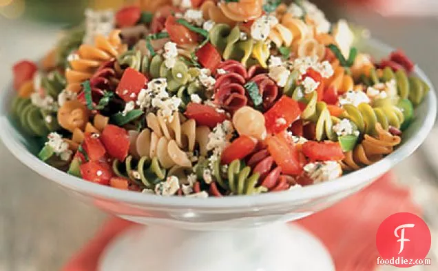 Greek Vegetable Rotini Salad