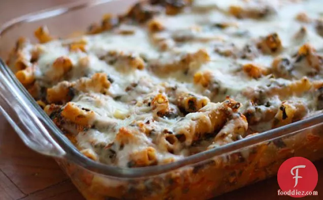 Low Fat Baked Ziti With Spinach