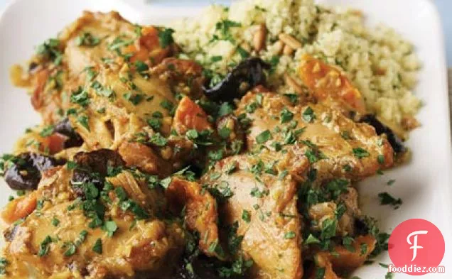 Chicken Tagine with Pine-nut Couscous