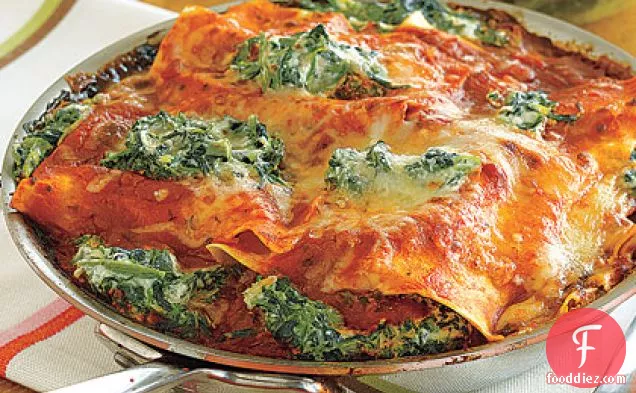Spinach-Ricotta Skillet Lasagna