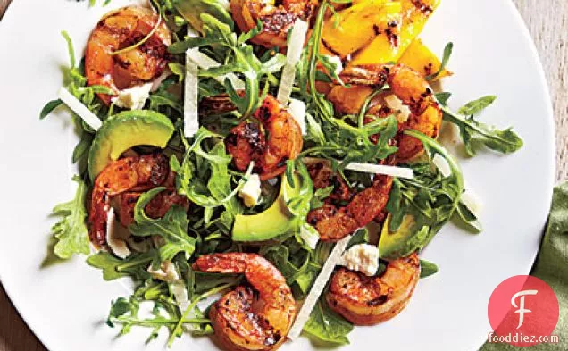 Lemony Grilled Shrimp Salad