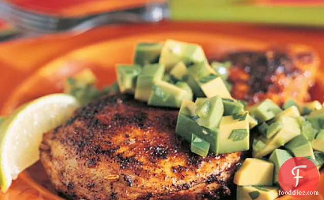 Seared Chicken with Avocado