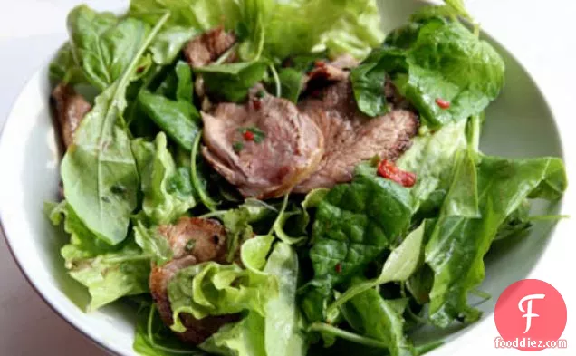 Dinner Tonight: Seared Lamb Salad