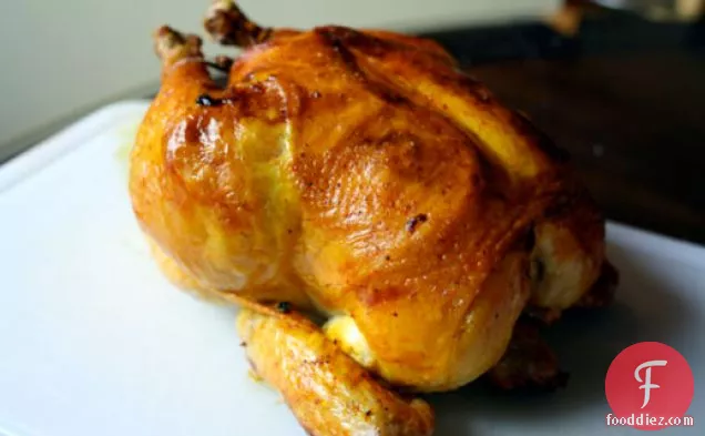 Dinner Tonight: Roast Chicken with Saffron and Lemons
