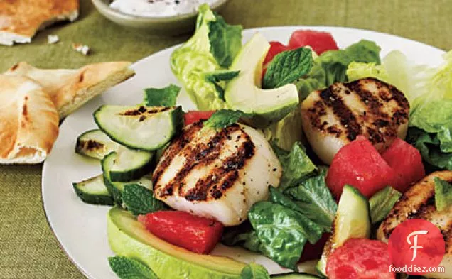 Grilled Scallop Salad