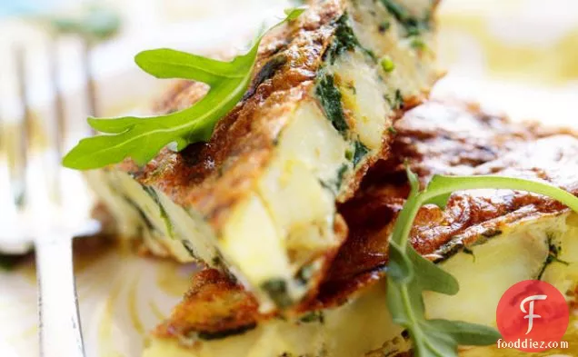 Spanish Tortilla With Spinach
