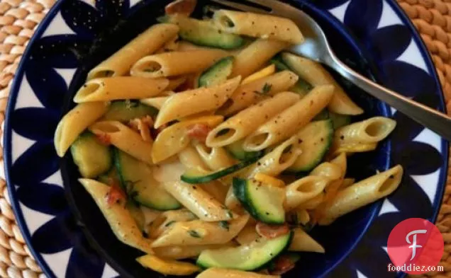 Dinner Tonight: Courgette Carbonara