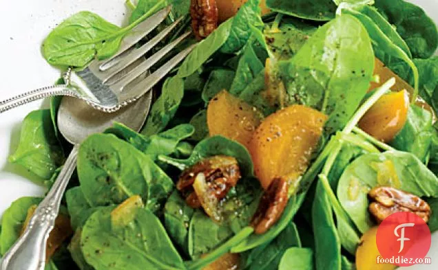 Spinach and Persimmon Salad