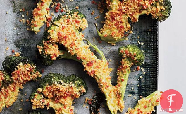 Flash-Roasted Broccoli with Spicy Crumbs