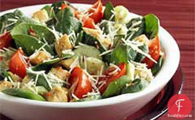 Parmesan Spinach Salad