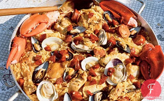 Seafood-and-Chicken Paella