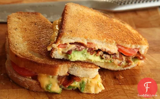 Grilled Cheese with Bacon, Tomato, and Avocado