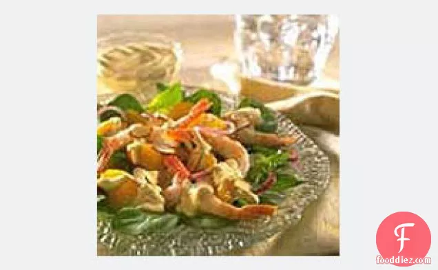 Shrimp and Spinach Salad