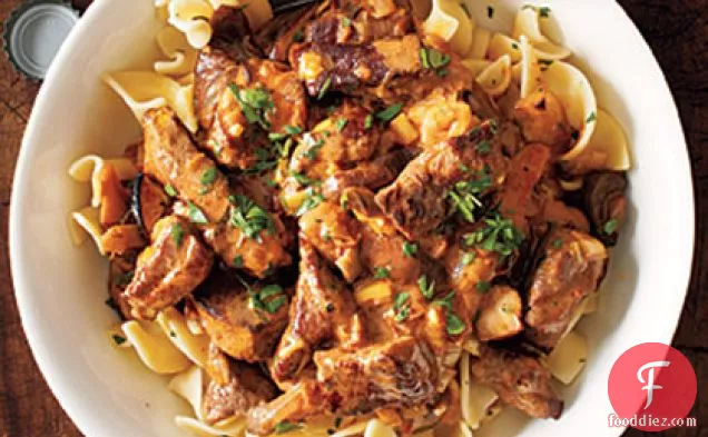 Beef and Mushroom Stroganoff