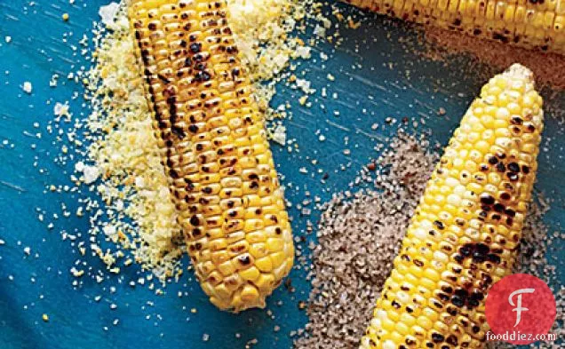 Corn on the Cob with Seasoned Salts