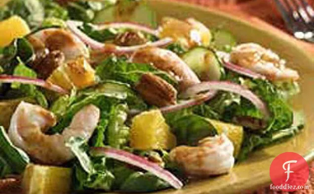 Citrus Shrimp and Spinach Salad
