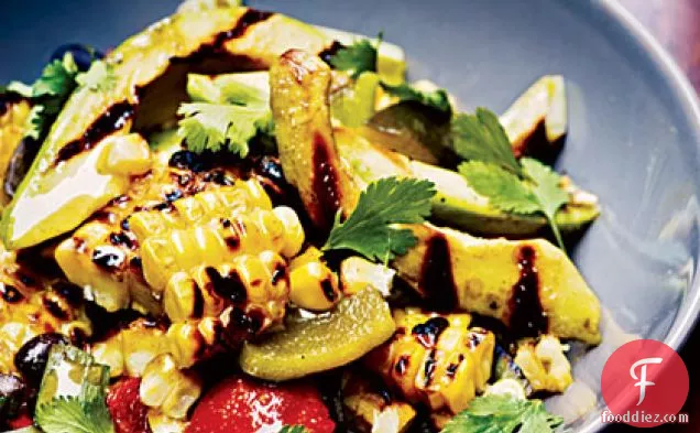 Grilled Corn, Poblano, and Black Bean Salad