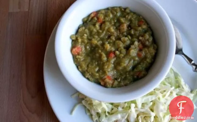 आठ रुपये में खाएं: मटर का सूप और सबसे सरल स्लाव विभाजित करें