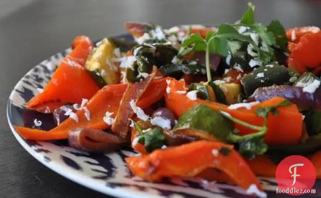 Chili Roasted Pepper Salad