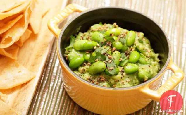 Guacamole with Edamame and Sesame