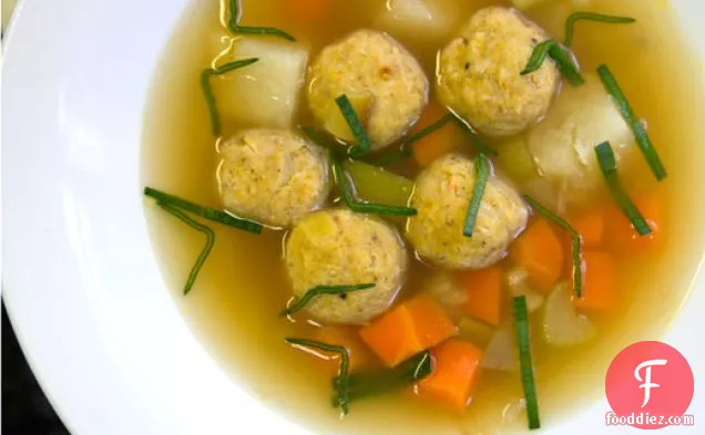 Einat Admony's Chicken Soup With Gondi (Iranian Chicken and Chickpea Dumplings)