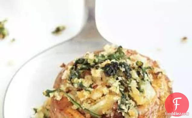 Stuffed Mushrooms With Spinach