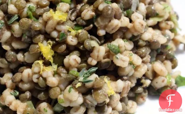 French in a Flash: Olivey French Lentil and Barley Salad