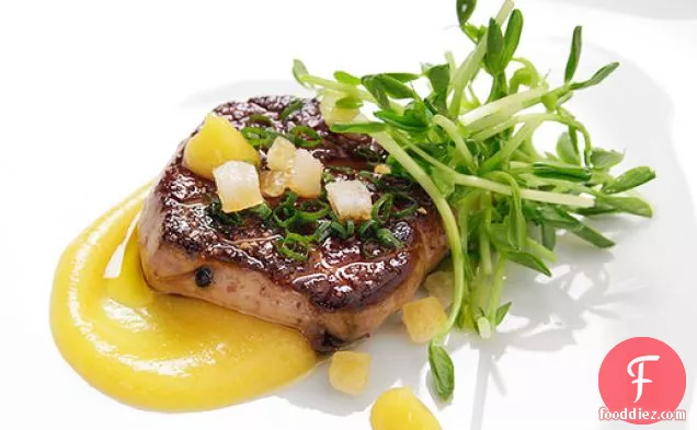 Pan-Seared Foie Gras With Spiced Citrus Purée