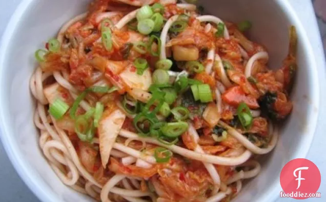 Dinner Tonight: Cold Sesame Noodles with Kimchi