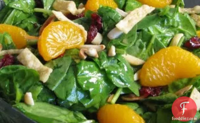 Spinach Salad With Soy Ginger Dressing