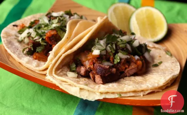 Ponzu-Marinated Carne Asada Tacos