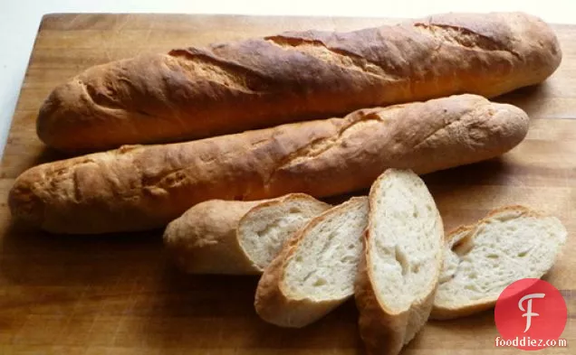 The Fundamental Techniques of Classic Bread Baking's Poolish Baguettes