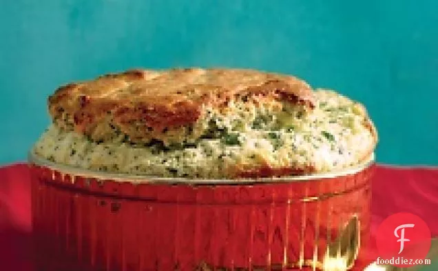 Spinach And Gruyere Souffle
