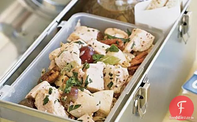 Chicken Salad with Apples, Grapes, and Spicy Pecans