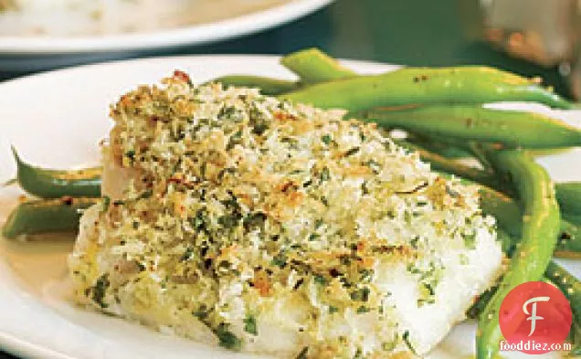 Roasted Cod With Lemon-parsley Crumbs