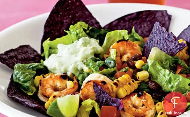 Southwestern-Style Shrimp Taco Salad