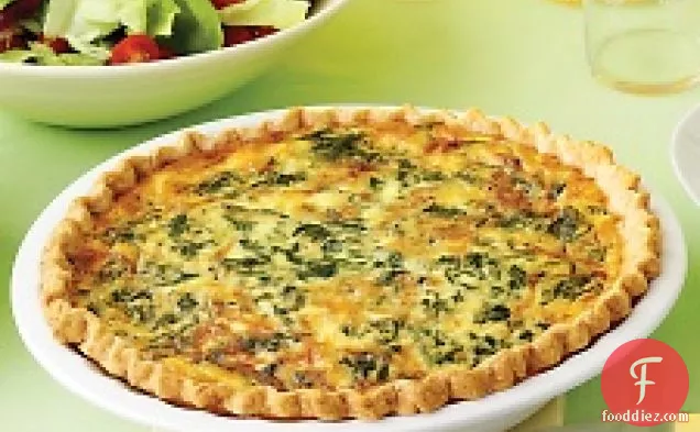 Spinach And Gruyere Quiches