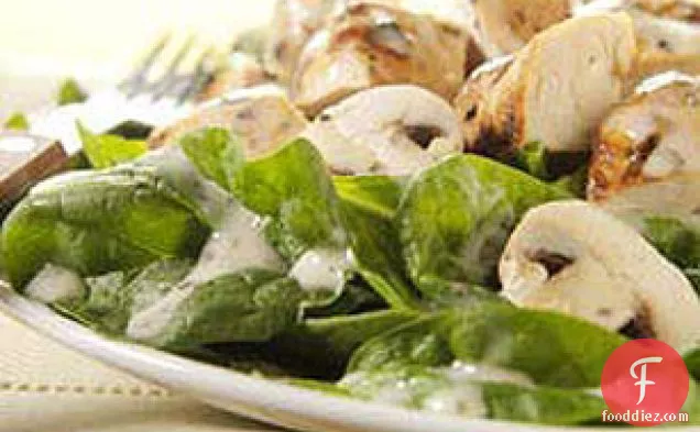 Honey-Herb Chicken & Spinach Salad