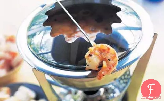 Shrimp Bouillabaisse Fondue