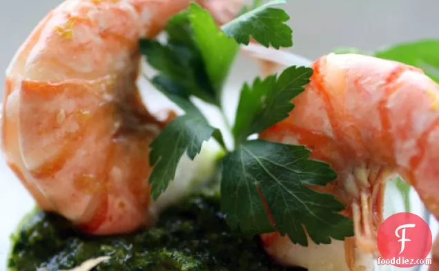 French in a Flash: Roasted Shrimp Cocktail with Chermoula