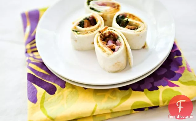 Spinach And Bacon Roll Ups