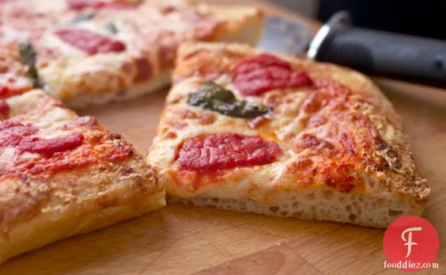 Easy No-Roll, No-Stretch Sicilian-Style Square Pizza at Home