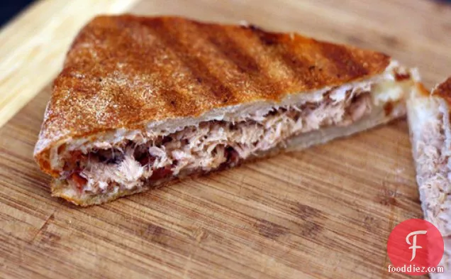 Dinner Tonight: 'Ino's Tuna with Black Olive Pesto Panini