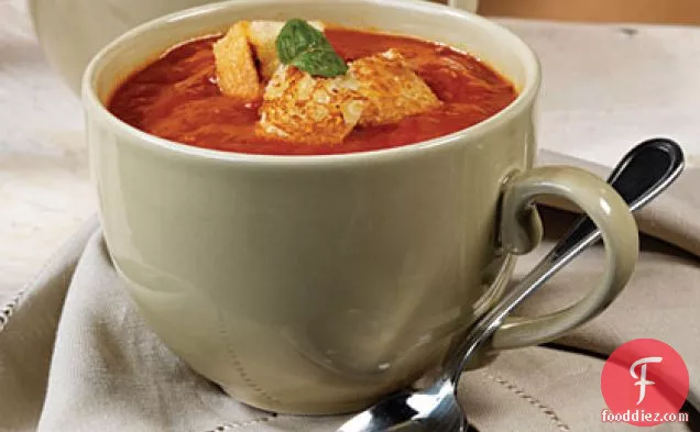 Tomato-Tortellini Soup